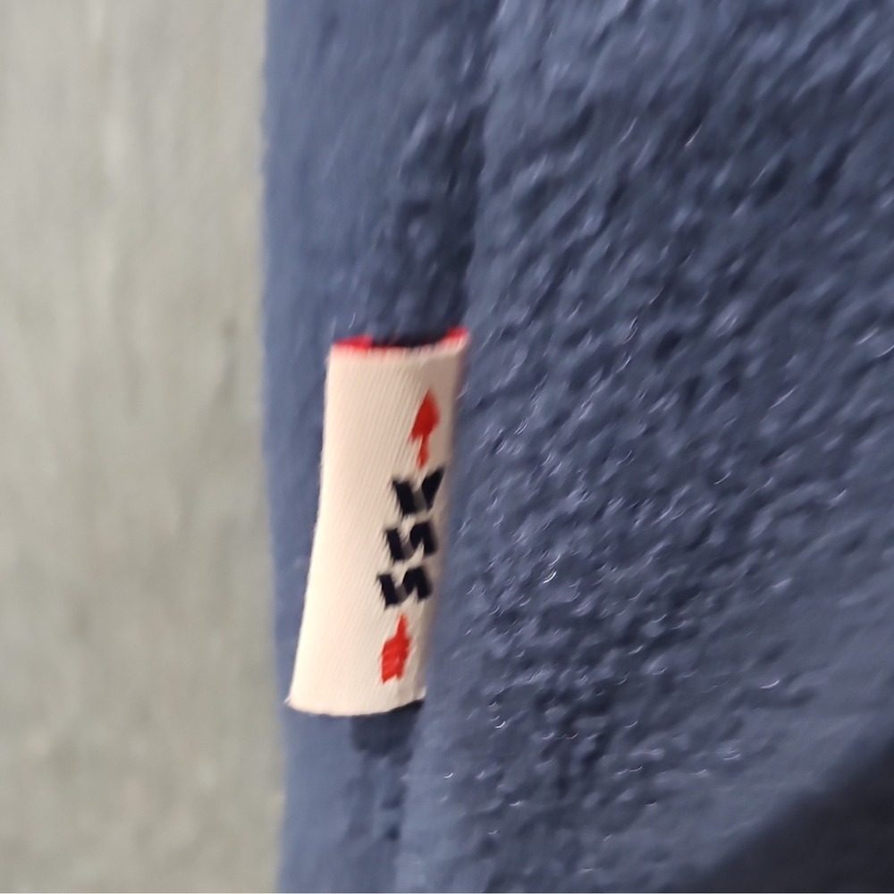 Sugarloaf Social Club Mens XL Fleece Pullover Navy Blue Snap Neck Jacket Pockets - Picture 13 of 16